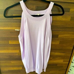 Skies Are Blue light purple tank top